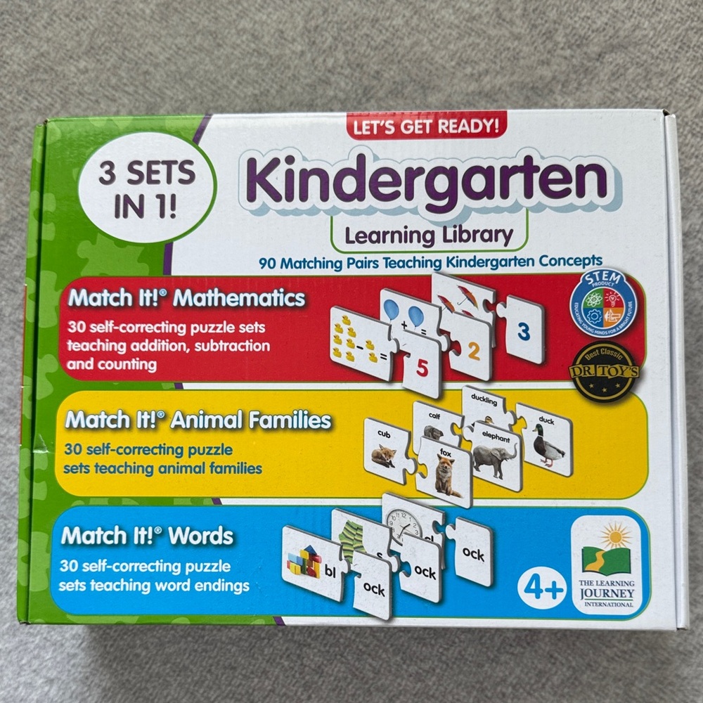 The Learning Journey Kindergarten Learning Library - Red, Yellow, Green